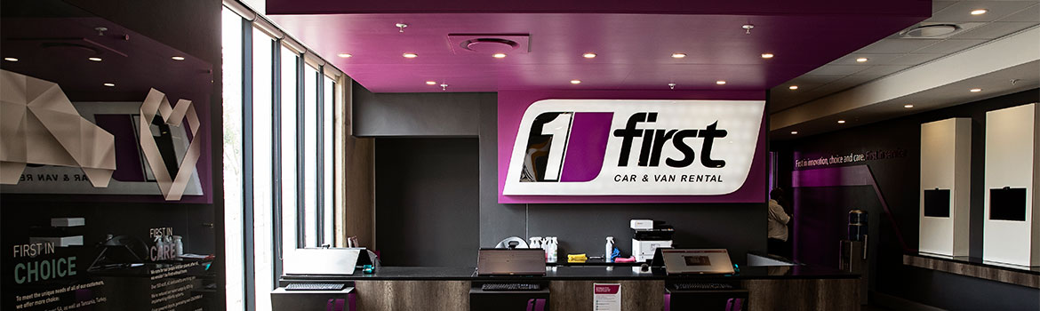 First Car Rental's Reception Area